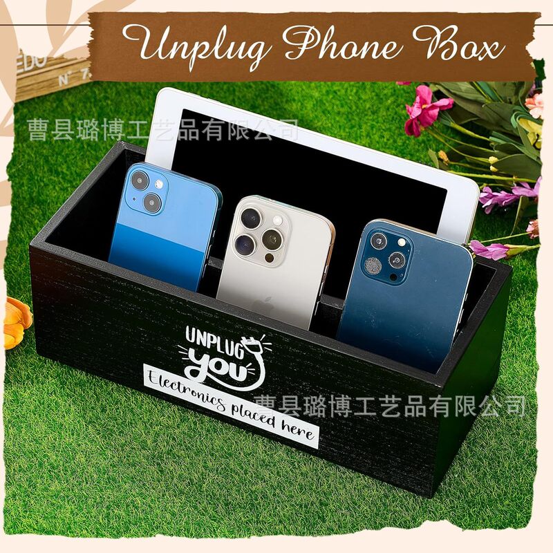 Cross-Border Wooden Multi-Purpose Storage Box Living Room Home Mobile Phone Basket Mobile Phone Tablet Electronic Charging Stand Box Cross-Border Wooden Multi-Purpose Storage Box Living Room Home Mobile Phone Basket Mobile Phone Tablet Electronic Charging Stand Box