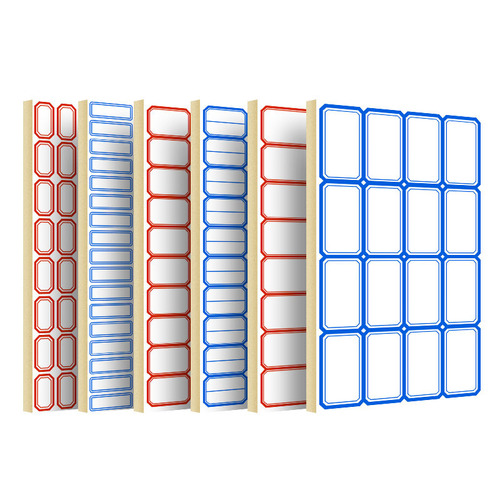 Office self-adhesive label paper mouth pick-up self-adhesive label stickers 50 pieces of handwritten red price paper name stickers wholesale