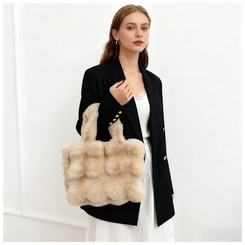 Brand winter shoulder bag