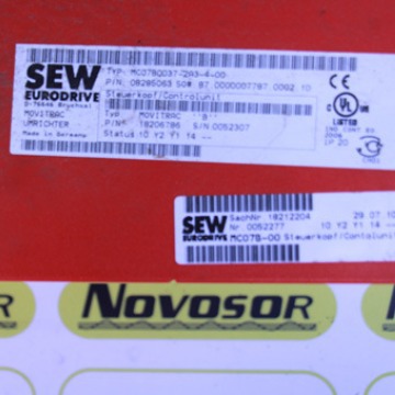 SEW EURODRIVE MC07B0037-2A3-4-00  08286063  18212204咨询订货