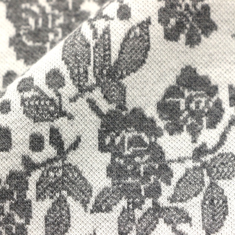 色织提花双面布服装面料针织新疆棉涤氨纶弹力色织大提花双面布料
