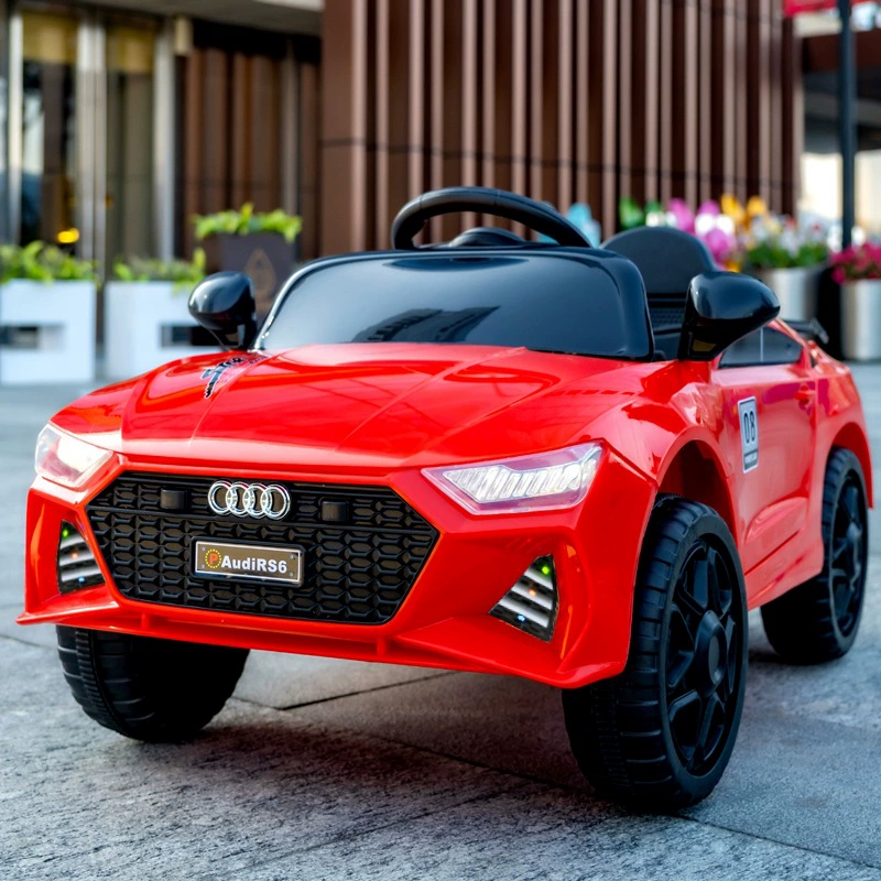 Электрический детский автомобиль Audi на 4 колёсах, пульт и управление через приложение, 1–2 мотора