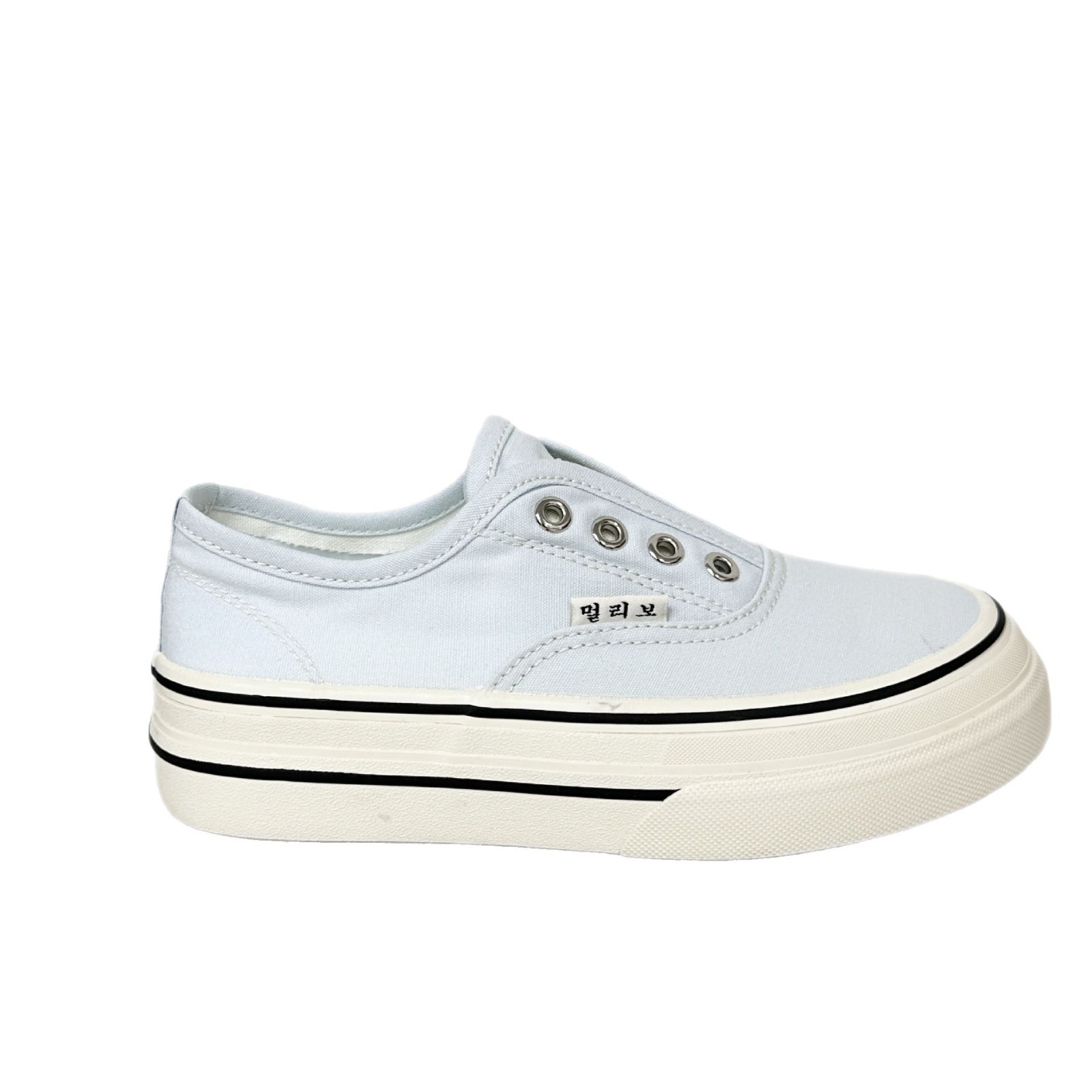 Zapatos de lona de suela gruesa casuales de onda lejana para mujer 2025 nuevos zapatos blancos de todo fósforo de primavera image 6