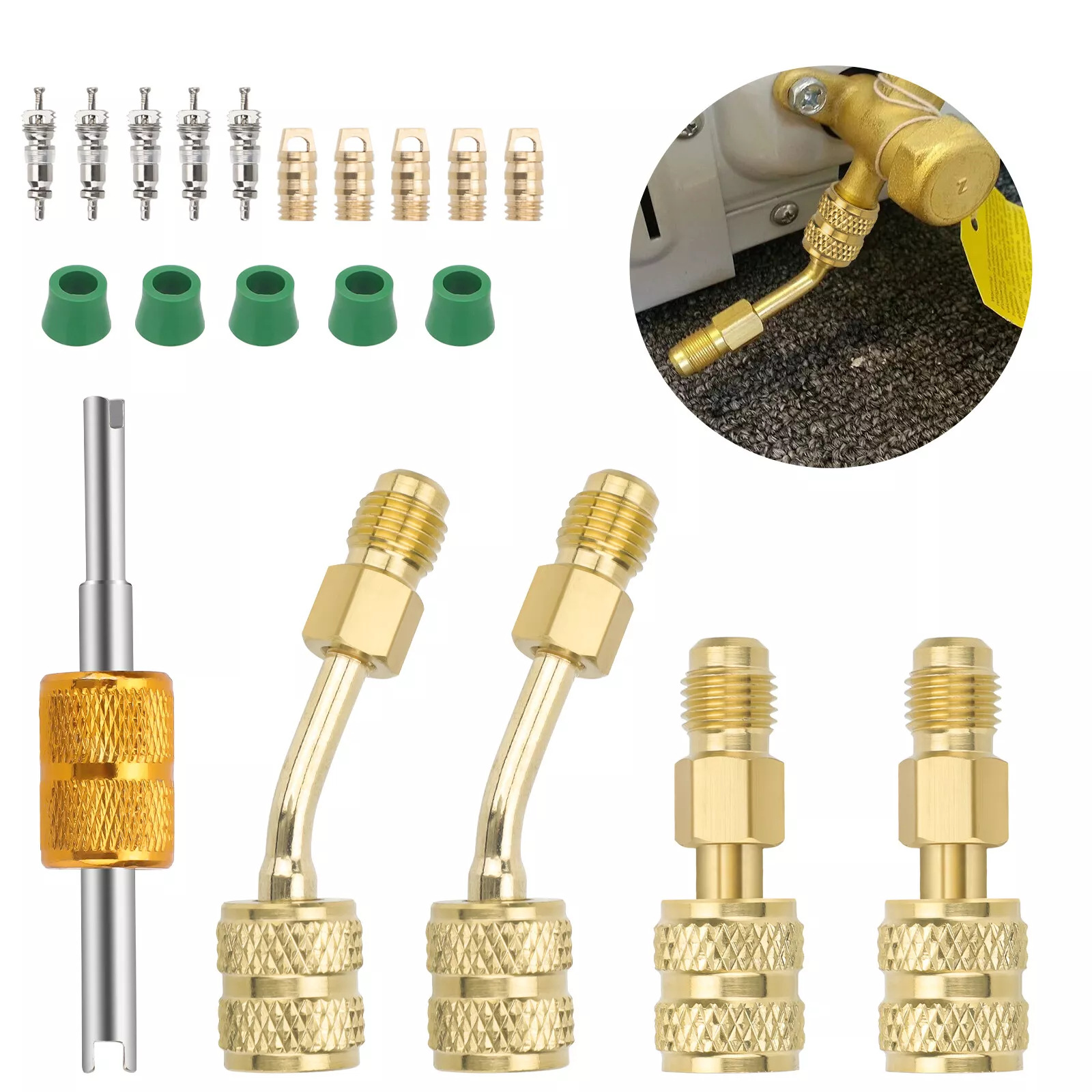 Herramienta de conversión de reparación de aire acondicionado de conector de conversión de R410-R22