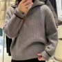 加厚高领翻领秋冬羊毛衫