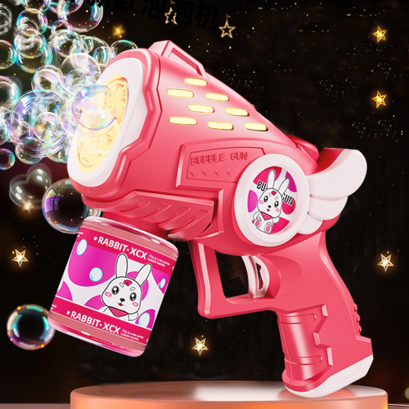 【メーカー直供】ディザトーン69穴76穴天使泡機児童吹泡玩具ネット赤ガトリン火|undefined