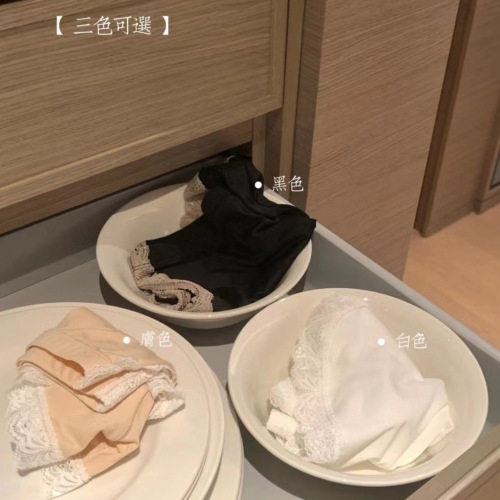 Summer lace safety pants for women, non-rolled, thin, large size, ice silk, breathable, hip-lifting, bottoming, anti-exposure insurance shorts