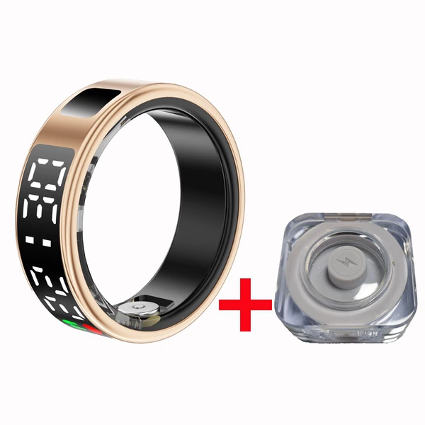 Champagne Gold #8 [Inner Diameter 18.2mm] Charging Case + Wire Charging