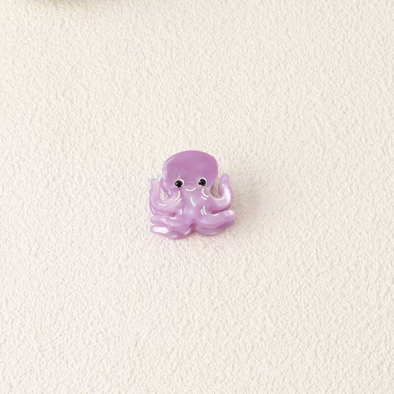 新款醋酸mini少女抓夹海洋生物八爪鱼韩版可爱百搭小号刘海夹发饰|undefined