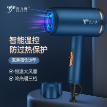 厂家批发吹风机 家用蓝光大功率电吹风 冷热风速干吹风筒代发