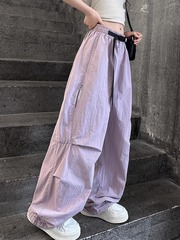女の子の夏のカジュアルパンツ 2025 新しい大きな子供のワイドレッグパンツ子供の防蚊パンツ少女山本パンツ