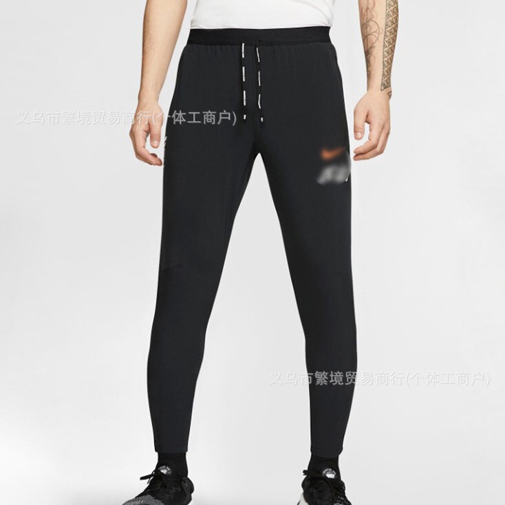 Cross-border high-quality, same-style athletic mid-rise casual men's printed pattern slim-fit quick-dry long pants, trendy Cross-border high-quality, same-style athletic mid-rise casual men's printed pattern slim-fit quick-dry long pants, trendy
