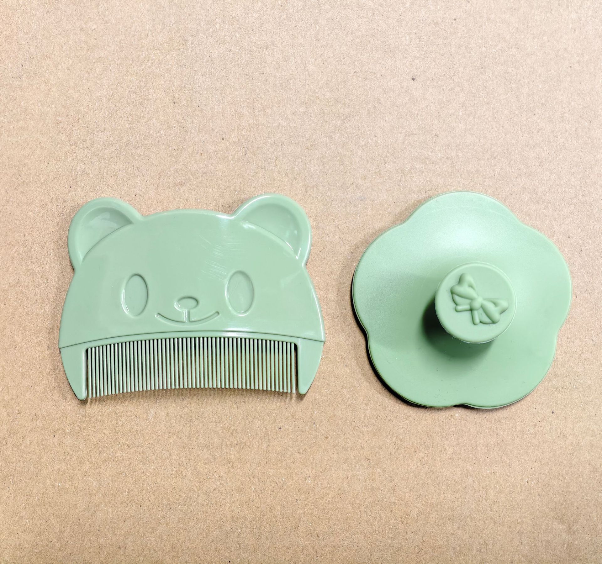 En forma de oso peine bebé eliminación escala fetal peine varón y hembra bebé fetal lavado peine recién nacido eliminación tiña fetal