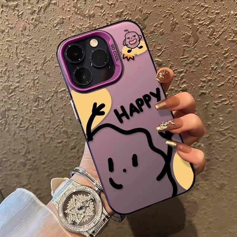 Colorful Silver Shell-Purple-Happy Potato