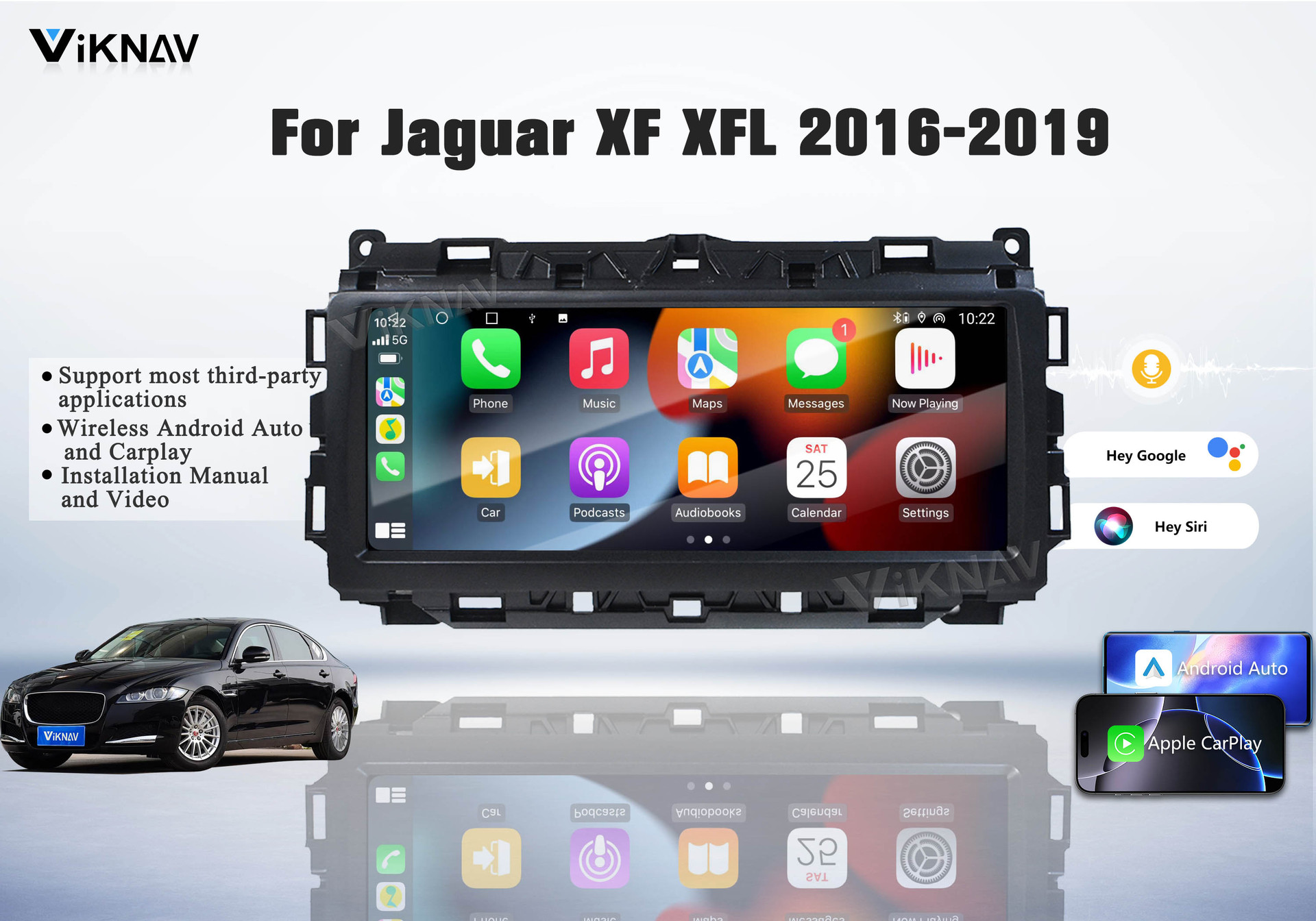 Suitable for 2016-2019 Jaguar XE F-PACE screen replacement central control large screen navigation and multimedia system