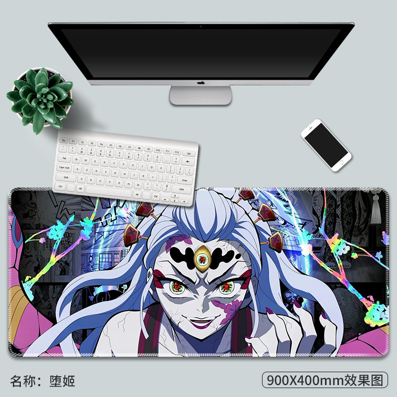 鬼滅の刃マウスパッド超大型アニメ黒死牟恋柱ゲーム電競キーボードパッド工場卸売テーブルパッド|undefined