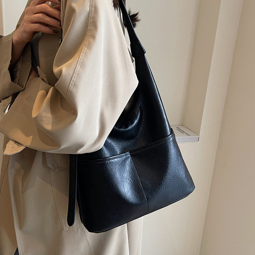 LADY BAG 2025 Autumn/Winter Crossbody Large Capacity Bucket Bag Retro Versatile High-End Mother-and-Daughter Shoulder Bags