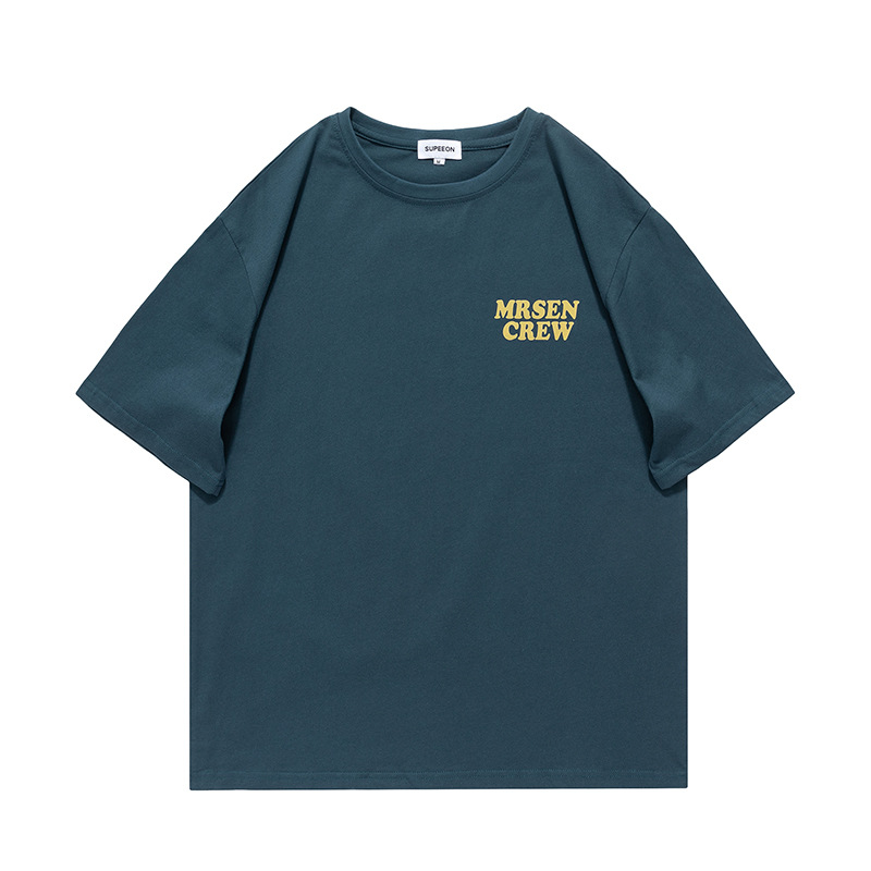 Cotton fresh Japanese retro trend sports T-shirt for leisure