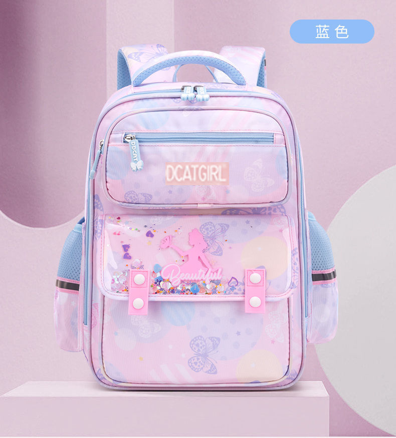 Nueva protección de la columna vertebral y reducción de la carga mochila para niños Ultra Light Super gran capacidad Lindo estilo coreano Escuela Primaria estudiante mochila al por mayor