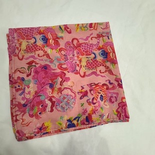 Souvenir Business Style Furoshiki Gift Mid-Autumn Festival Wedding Souvenir Sushi Square Scarf Ready Stock 70*70cm Ready Stock
