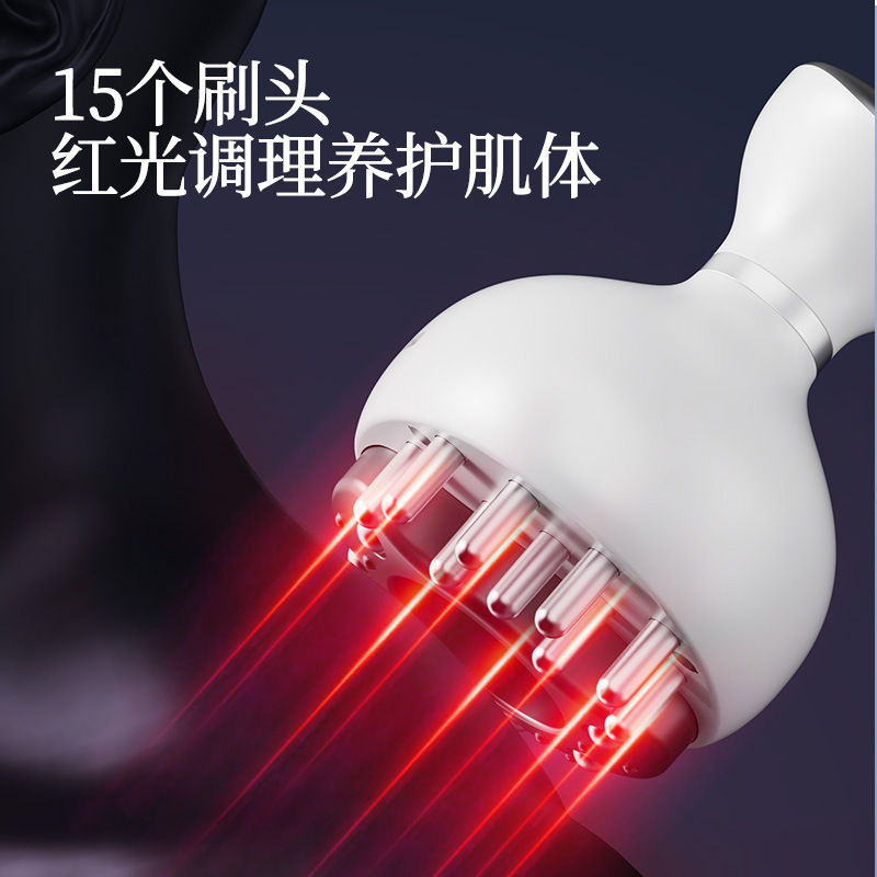 跨境电动充电刮痧仪走罐器疏通经络刷按摩神器通用无线吸痧拔罐器|undefined