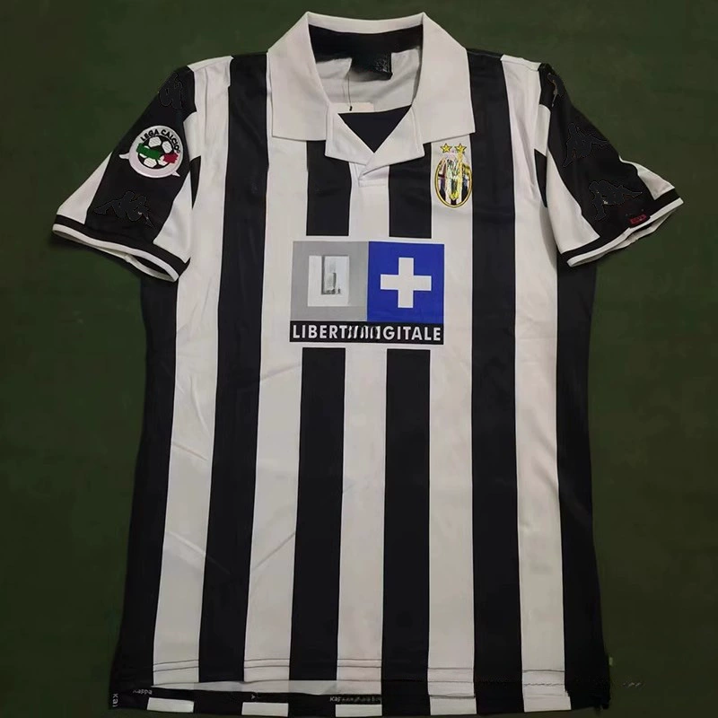 Джерси Ювентус 9597989900141516 C Ronalbara Pilllo Pogba, ретро футбольная форма с длинным рукавом