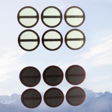 黑色pvc防尘网喇叭网 尼龙圆形局部背胶 PVC防尘网电脑机箱散热网