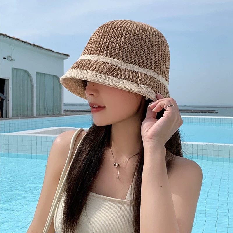 Wide pattern basin cap - khaki