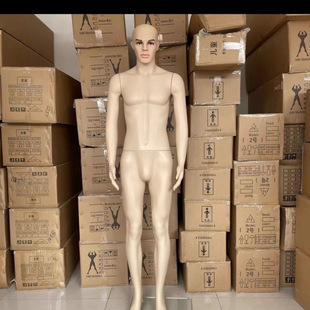 Upright Male Model with Facial Features Model Clothing Model Display Labor Protection Clothing Display Clothing Store Model Display Model