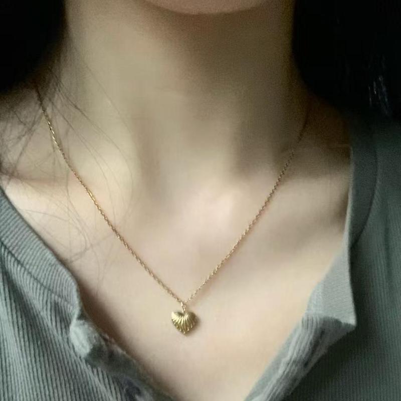 原创*鎏金系列*超闪锆石18k金十字架吊坠项链女锁骨链高级|undefined