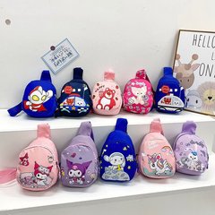 兒童時尚卡通胸包新款韓版外出休閒斜挎單肩包女潮酷尼龍寶寶背包