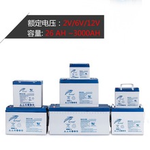 瑞达蓄电池 胶体深循环铅酸蓄电池DG系列 超长寿命 太阳能UPS电池