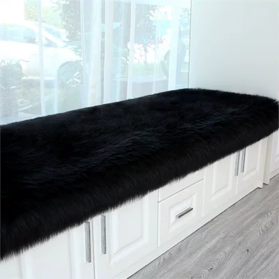No-Wash Red Carpet Visual — Car Carpet - black-6060cm