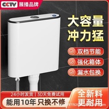 厕所冲水箱家用卫生间蹲便器蹲坑抽水马桶节能便池冲力抽水箱