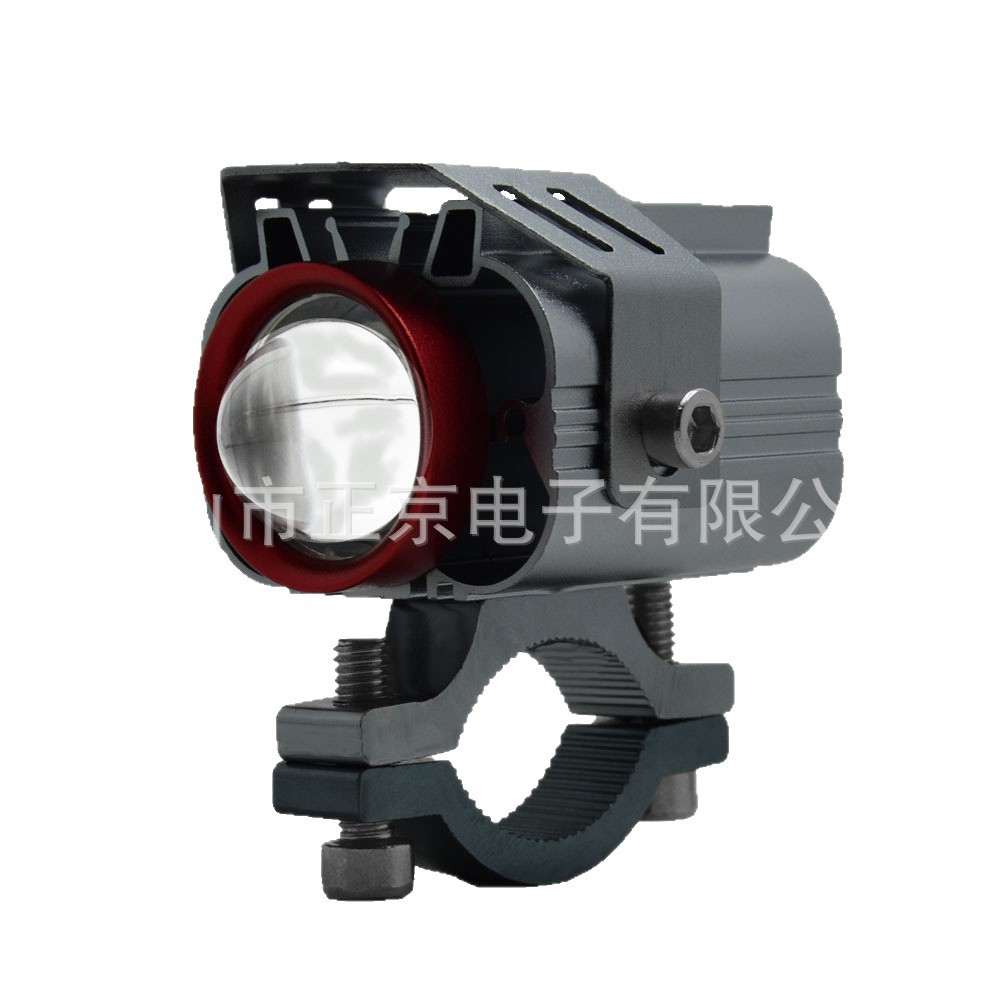 Gran cara de gato motocicleta foco doble lente luz de luz fuerte vehículo eléctrico led faro de luz alta y corta integrada tangente pavimentación image 5