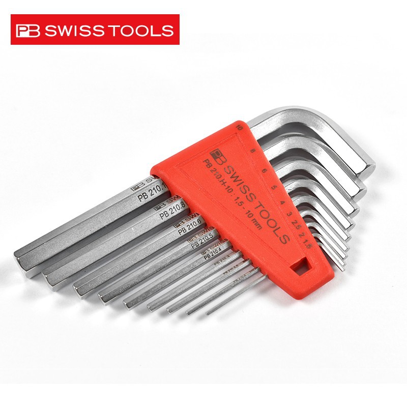 PB瑞士进口PB 210.H-10套装内六角扳手