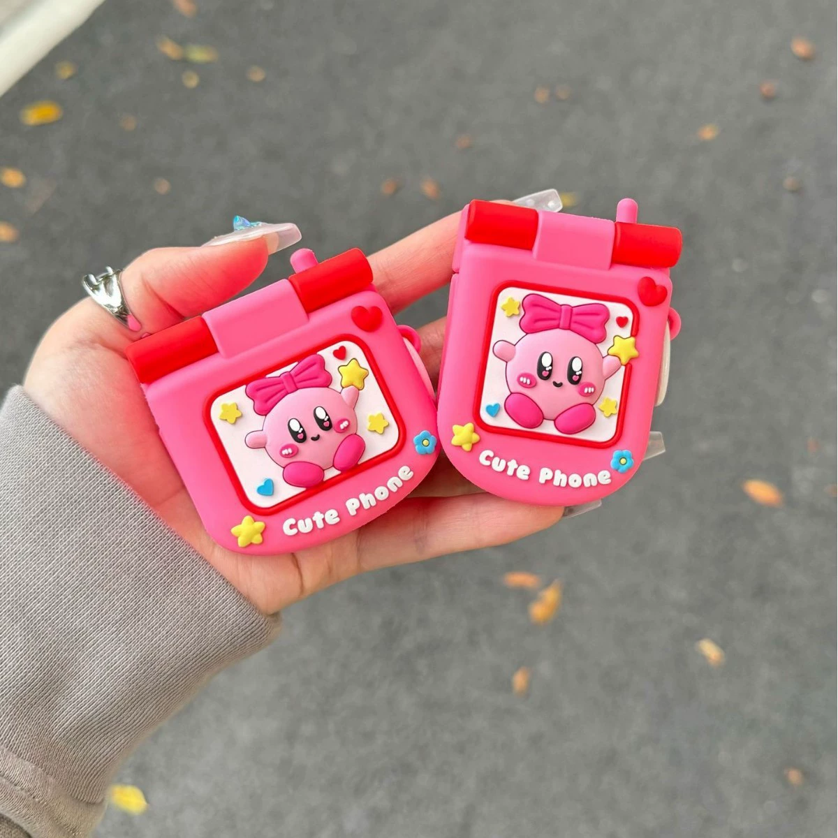 Apple, cute folding mirror, headphones, cartoon compatible protective case, pro3, bluetooth, 4