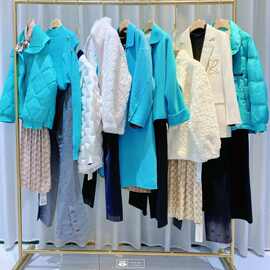品牌撤柜女装供应链正品牌折扣女装一手货源批发剪标专柜杂款尾货