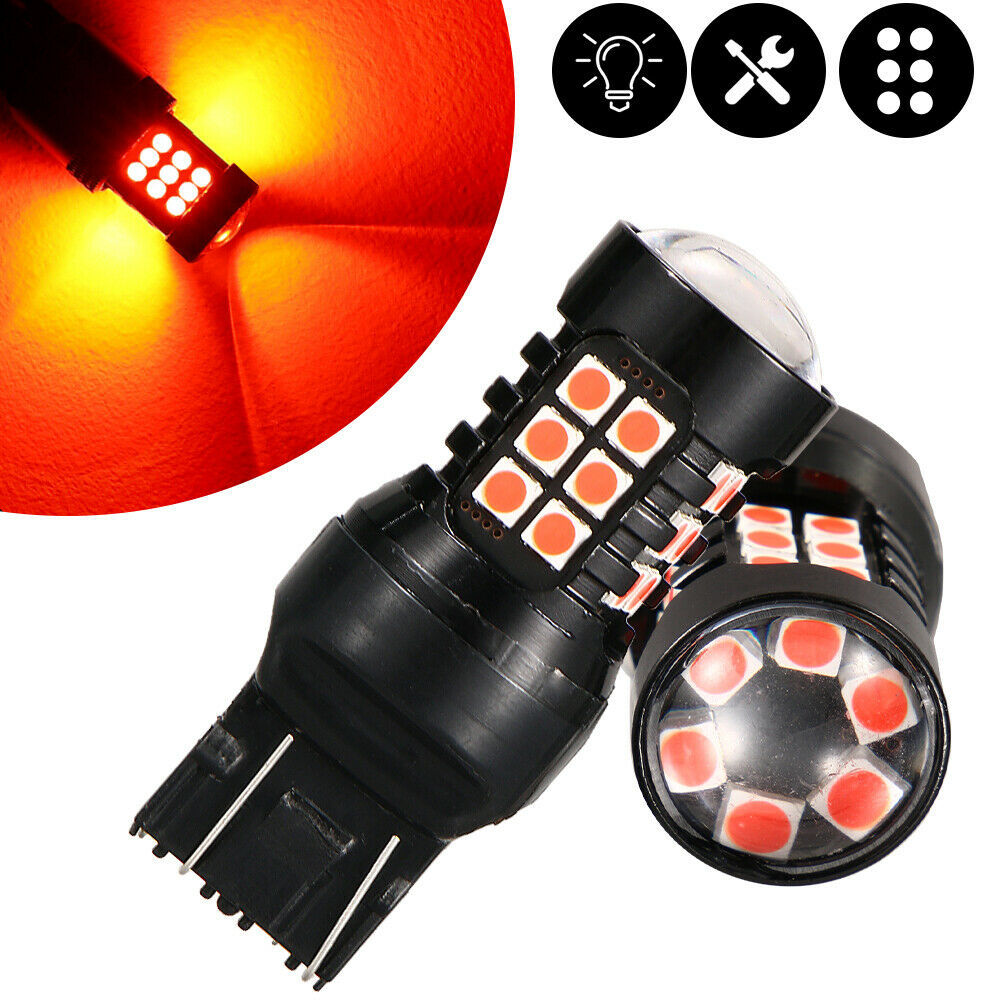 Automóvil LED luz de marcha atrás T20 7443 7440 - 3030 - 30 lámpara de automóvil resaltado decodificado luz de marcha atrás luz de freno