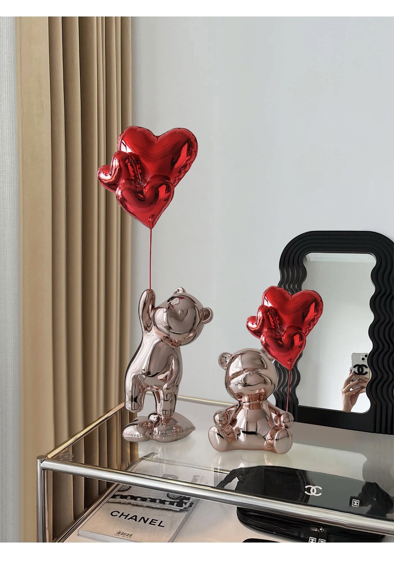 Balloon Bear Figurine