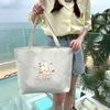 Shopping bag, one-shoulder bag, capacious cloth bag, wholesale