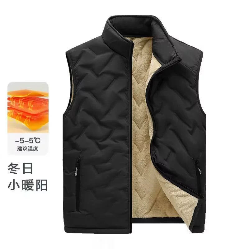 Осенний и зимний тисненый хлопковый жилет мужской осенний и зимний тренд