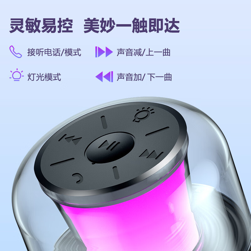 Soaiy SA-C19A altavoz Bluetooth sonido de escritorio al aire libre casero subwoofer portátil deslumbrante