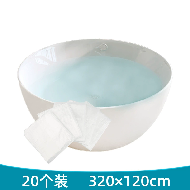 Ванная Комната Рукав Одноразовые Ванна Сумка Отель Негабаритных Утолщенный Пластиковый Мешок Путешествия Негабаритных Круглый Двойной Мешок Ванны
