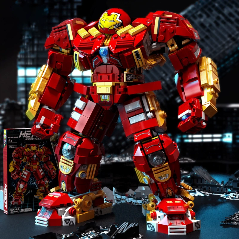 Lego, Hulk armor, constructor, minifigure high difficulty, Iron Man