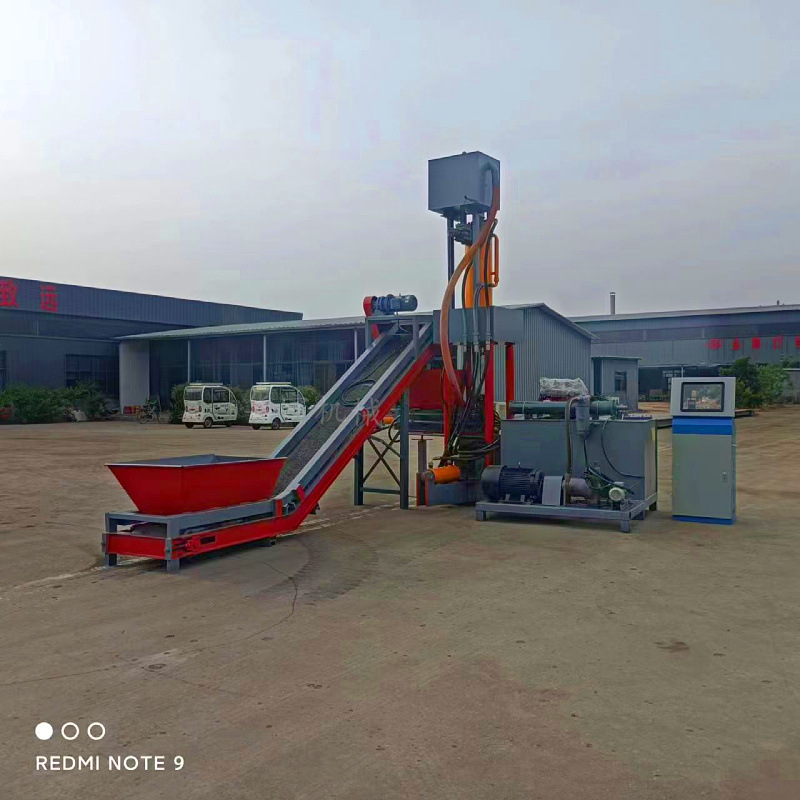 浙江铝粉压饼机500吨全自动铁销压饼机自动推包金属沫压饼机