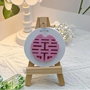 Refrigerator Magnet Gypsum Aromatherapy Diffuser I Fragrance Hanging Pendant White Embryo DIY Graffiti Painted Color Painting Wholesale Gypsum Doll