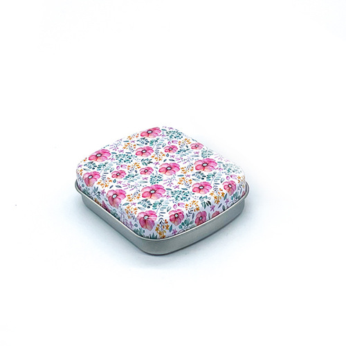 Various color mini small iron boxes portable exquisite high-end storage box candy jewelry earrings ring box