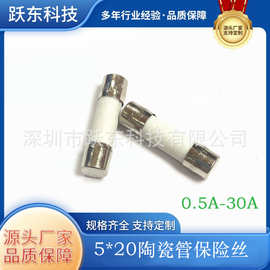 5*20陶瓷保险丝管F0.5A/1A/2A/3.15A/5A/10A/15A-30A电流齐全250V
