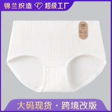 【跨境定制】A类婴儿棉女士内裤 纯棉聚乳酸裆无痕女生三角裤